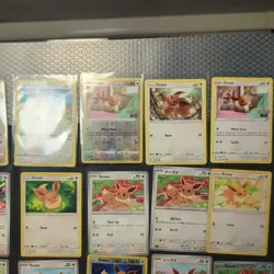 Eevee Reverse Non Holo Lot Japanese English Pokemon Collection - Image 3