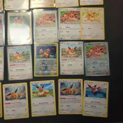 Eevee Reverse Non Holo Lot Japanese English Pokemon Collection - Image 4