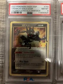 Pokemon Graded Lot Of 4 PSA 8 Greninja 144 Magneton 159 Zacian 16 Jolteon TG04 - Image 3