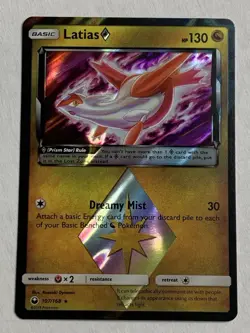 Pokemon Celestial Storm Latias 107/168 Prism Star Holo LP/NM - Image 1