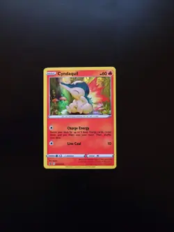 Pokemon TCG Cyndaquil SWSH Black Star Promos SWSH221 Holo Promo - Image 1