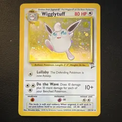 Pokemon Wigglytuff 19/130 Base Set 2 Holo Rare HP80 Wizards of the Coast - Image 1