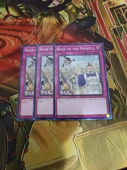 3X Back to the Front SDAZ-EN036 Common 1ST ED NM Yugioh - Image 1