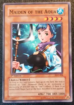 Yu-Gi-Oh! Maiden of the Aqua PGD-008 Pharaonic Guardian 1st Ed. Vintage 2002 NM - Image 1