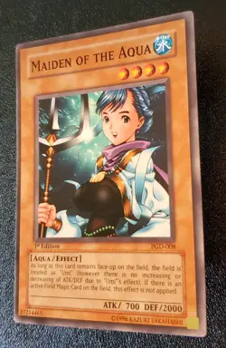 Yu-Gi-Oh! Maiden of the Aqua PGD-008 Pharaonic Guardian 1st Ed. Vintage 2002 NM - Image 3