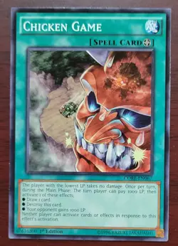 Yugioh Chicken Game CORE-EN067 - Common - 1st Edition - Light Play - Image 1