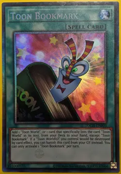 YuGiOh Toon Bookmark Collector's Rare TOCH-EN003 - Image 1