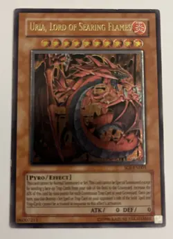 Uria Lord of Searing Flames SOI - EN001 Ultimate Rare Front NM back LP EURO - Image 1