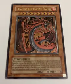 Uria Lord of Searing Flames SOI - EN001 Ultimate Rare Front NM back LP EURO - Image 2