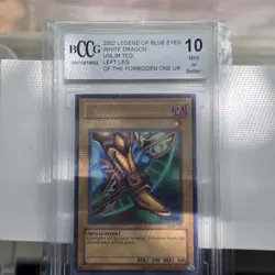 Left Leg Of The Forbidden One LOB-121 BCCG 10 - 2002 Legend Of Blue Eyes - Image 1