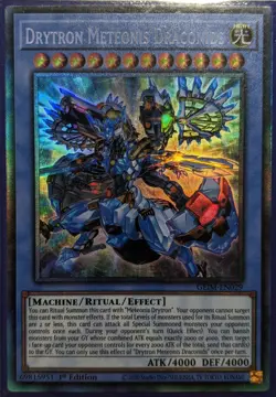 YuGiOh Drytron Meteonis Draconids Collector's Rare 1st Edition GEIM-EN029 - Image 1