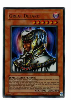Yugioh- 1X Great Dezard - Ultra Rare - Unlimited - PGD-020 - Near Mint - Image 1