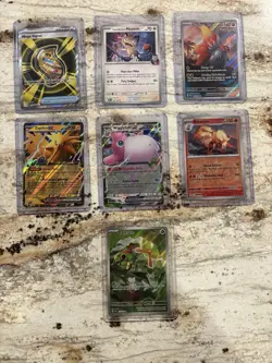 Random Pokemon Cards English Lot Of 7 - Image 1
