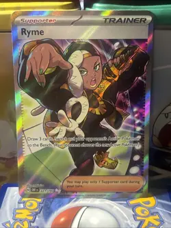 Pokemon TCG Ryme Trainer Obsidian Flames Holo Ultra Rare Card 221/197 - Image 1