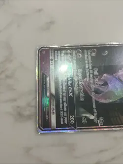 Pokemon Mewtwo GX Full Art Shining Legends Secret Rare Holo Card 78/73 - Image 2