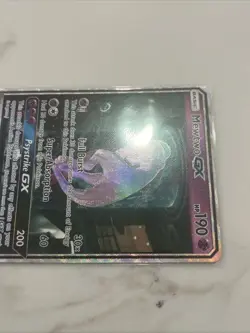 Pokemon Mewtwo GX Full Art Shining Legends Secret Rare Holo Card 78/73 - Image 3