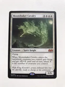 Moonshaker Cavalry MTG Magic the Gathering Card NM Near Mint WOE - Image 1