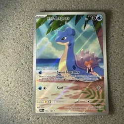 Misty's Lapras Pokemon Card - Holo Rare 194/198 - TCG Collectible - Image 1