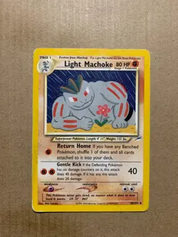 Light Machoke 49/105 Neo Destiny - Uncommon Pokemon Card - HP - Image 1