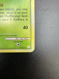 Pokemon TCG Sunflora HeartGold SoulSilver Card 31/123 Non-Holo - Image 5