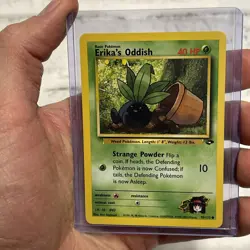Erika's Oddish 70/132 - NM/MT - Gym Challenge Pokemon Card Nintendo Common WOTC - Image 1