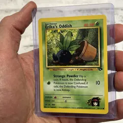 Erika's Oddish 70/132 - NM/MT - Gym Challenge Pokemon Card Nintendo Common WOTC - Image 2
