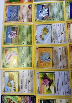 42 Pokemon Card Lot ~ Foreign Language Base Set Rocket Jungle First Gen vtg - Image 3