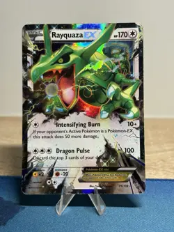 Rayquaza EX 75/108 XY Roaring Skies Holo Ultra Rare Pokemon Card - Image 1