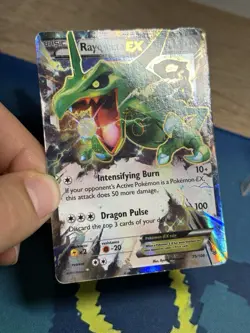 Rayquaza EX 75/108 XY Roaring Skies Holo Ultra Rare Pokemon Card - Image 3