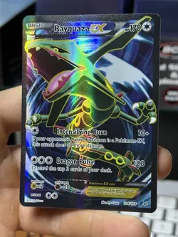 Rayquaza EX 104/108 XY Roaring Skies 2015 Full Art Holo Rare Pokemon Card TCG - Image 3