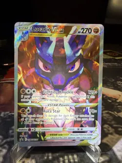 Pokemon Card TCG - Lucario VSTAR SWSH291 Black Star Promo NM Fresh Pull - Image 3