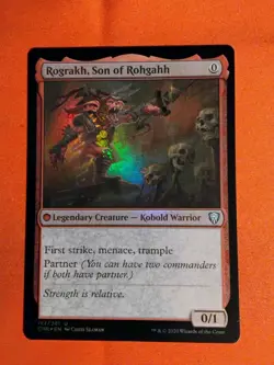 FOIL - Rograkh, Son of Rohgahh 197/361 MTG Commander Legends - Unplayed Mint+ - Image 1