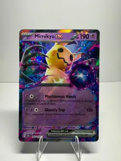 Pokemon TCG Mimikyu EX Journey Together Holo Card 69/159 Double Rare - Image 1