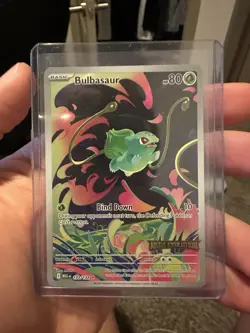 Bulbasaur Mega Evolution Stamped Illustration Card 133/132 Rare - Image 1
