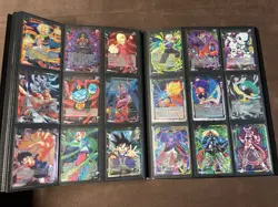 360 Card Dragon Ball Lot 129 Foil Cards No Duplicates New Folder - Image 1