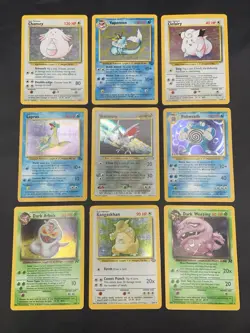 Vintage Pokemon Holo Rare Card Lot - WOTC Era Only Collection - 1999-2000 MP/HP - Image 1