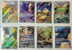 Pokemon Card Illustration Rare Lot of 8 NM cards all cards shown - Image 1