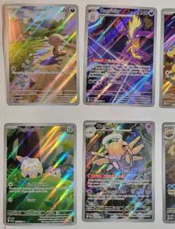 Pokemon Card Illustration Rare Lot of 8 NM cards all cards shown - Image 3