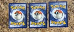 Pokemon Full Art Card LOT of 3 Meowth Fantastical Flames Articumo Piplup - Image 2