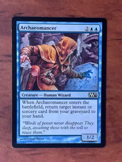 Archaeomancer MTG Magic the Gathering Card NM Near Mint M13 - Image 1