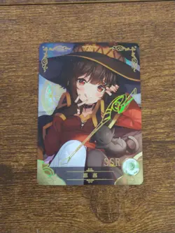 Beautiful Waifu Card - Megumin - Goddess Story Konosuba FOIL - Image 1