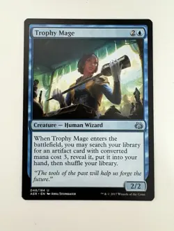 Trophy Mage MTG Magic the Gathering Card NM Near Mint AER - Image 1