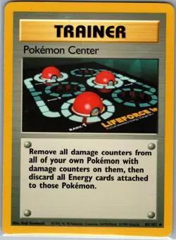 Pokemon Center 85/102 Non Holo Base Set - Pokemon Card - LP - Image 1
