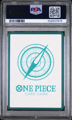 One Piece The Three Captains DON!! Card English Luffy Law Kid DP04 PSA 10 - Image 2