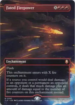 Fated Firepower (Borderless) M Avatar: The Last Airbender 297 NM MTG - Image 1