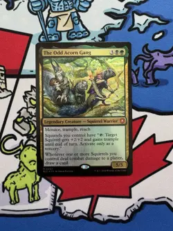 The Odd Acorn Gang x1 Mtg Foil Bloomburrow Commander - Image 1