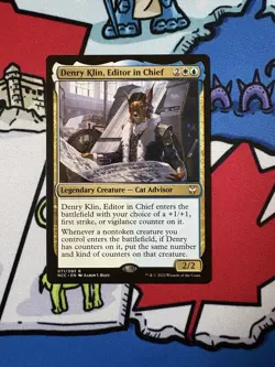 Denry Klin, Editor in Chief x1 Mtg New Capenna Commander - Image 1