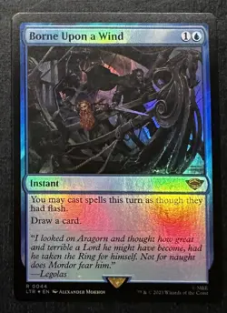 Borne Upon a Wind FOIL The Lord of the Rings Tales of Middle-earth NM #44 LTR 🔥 - Image 1