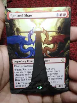 Ran and Shaw MTG Avatar: The Last Airbender Hand Painted Borderless Altered Art - Image 2
