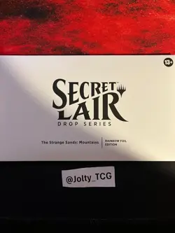 Magic The Gathering - Secret Lair The Strange Sands: Mountains - FOIL Sealed - Image 1